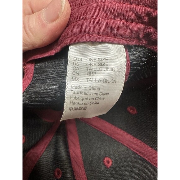 Autumn Tweed Ball Cap Women's One Size Cranberry Vintage Style Adjustable - Picture 6 of 6